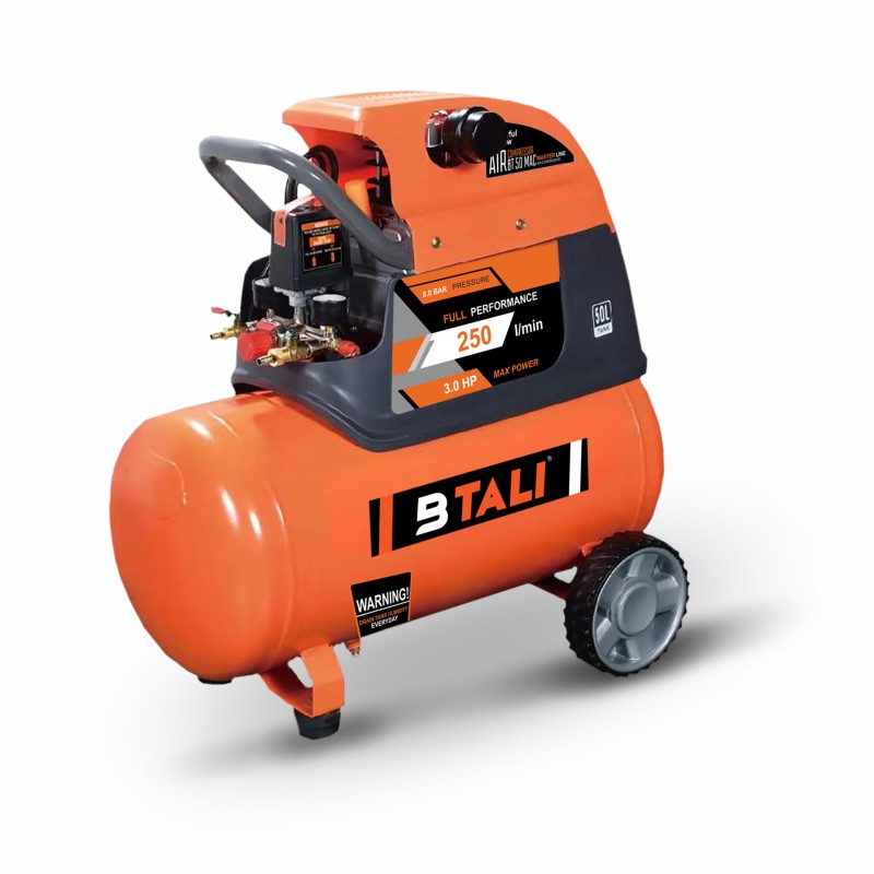 Btali 50 Ltrs Air Compressor With 3 HP Motor and 115 PSI Max. Pressure