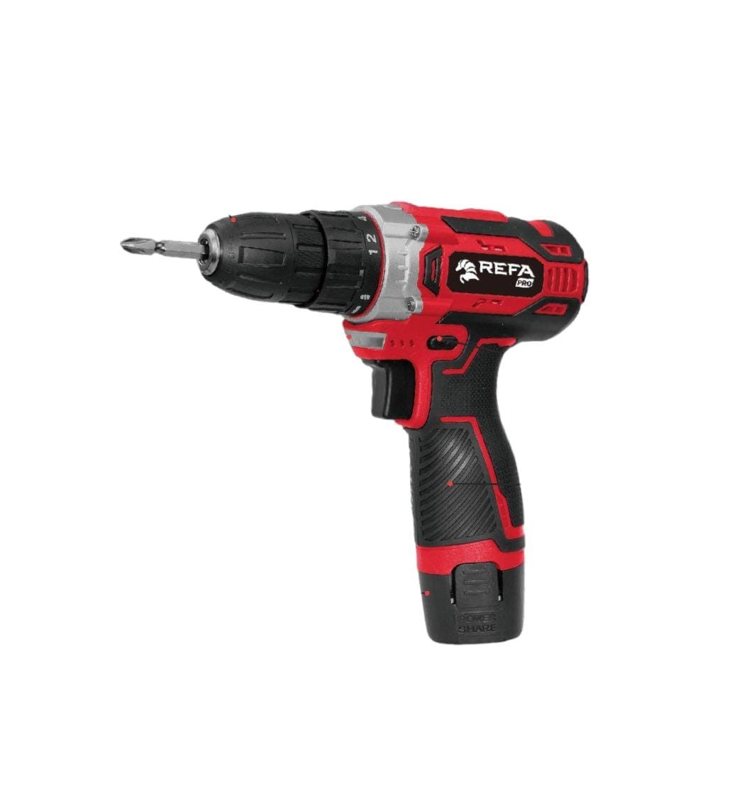 Refa Pro 12V Cordless Drill with 27 Accessories with 2 Batteries