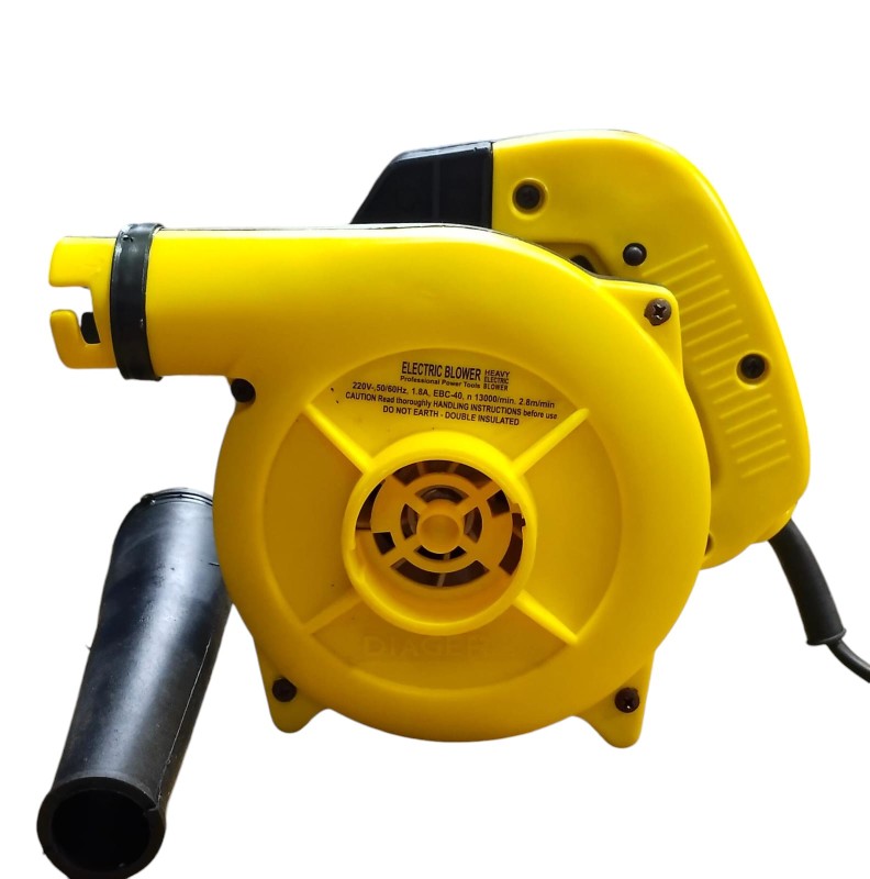 Diager Professional Electric Air Blower Heavy Duty with Rubber Nozzle Made in India with 100% Copper Winding