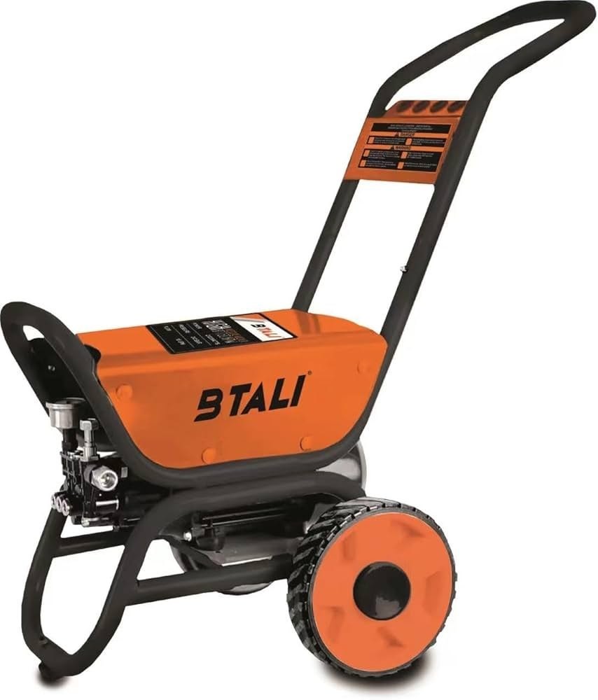 Btali 2300W High Pressure Washer 240 Bar with Wheels for easy portability and transportation