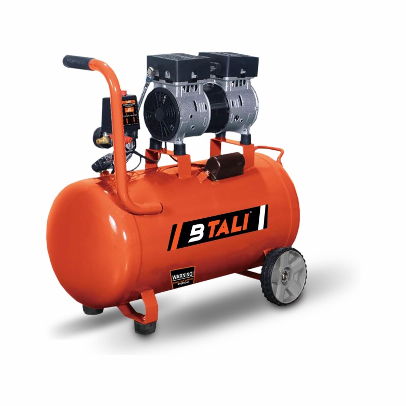 Btali 50 Ltrs Oil Free and Silent Air Compressor with 1 HP Motor and 115 PSI Max. Pressure