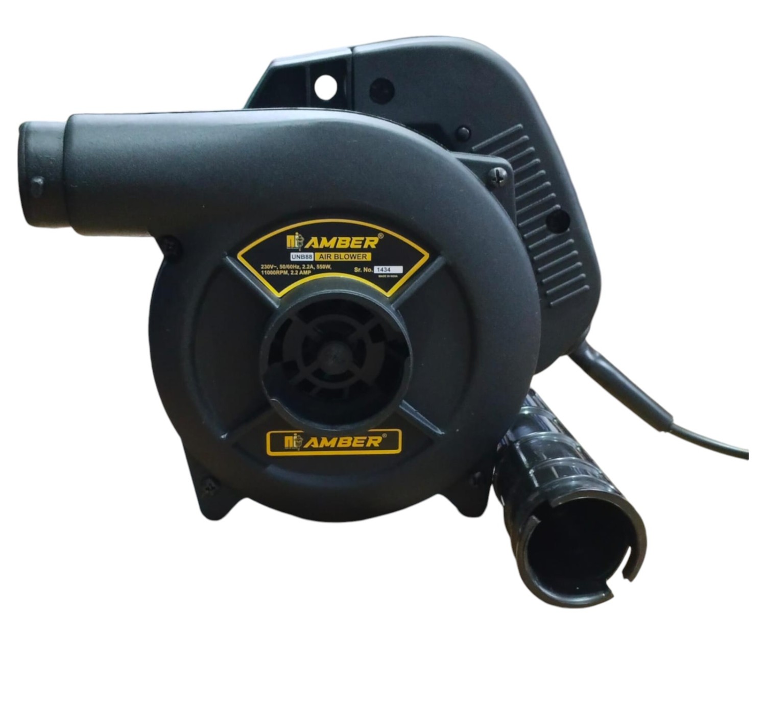 Amber 550W Electric Air Blower with Unbreakable Body Made in India with 6 Months Warranty