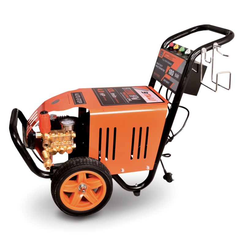 Btali 3000W High Pressure Washer 220Bar with 12L/min Flow Rate with Wheels for easy transportation Industrial Quality